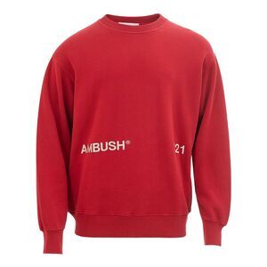 Ambush Red Cotton Men's Sweatshirt